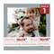 Metallic Silver Mat Board for 19x19 Frames - Fits 16x16 Photos
